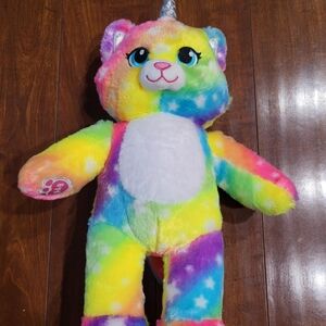 Build-A-Bear rainbow cat